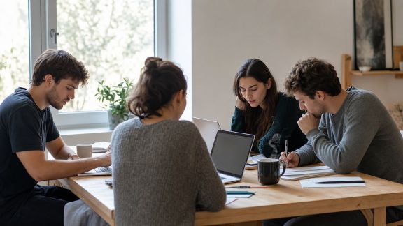 Révisions collectives en ligne : astuces pour rester productif à distance